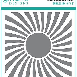 Swirled  Sun 6" X 6"