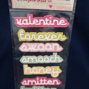 We Are Memory Keepers Valentine Chipboard