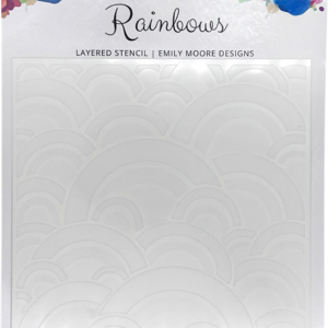 Emily Moore Designs – Rainbow Layered Stencil