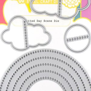 Waffle Flower Dotted Day Scene Die