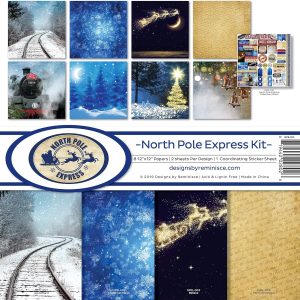 Reminisce North Pole Express Scrapbook Collection Kit