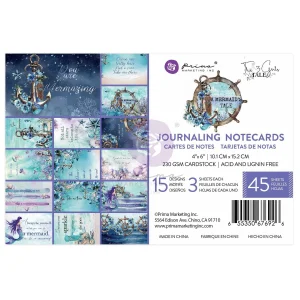 Prima Marketing Journaling Notecards - Mermaid's Tale