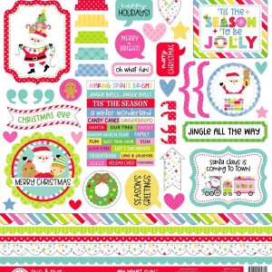 Doodlebug Designs Oh What Fun Sticker Sheet