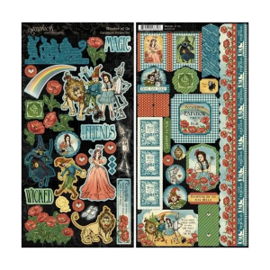 Graphic 45 Wonder of Oz Sticker Sheet