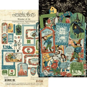 Graphic 45 Wonder of Oz Chipboard Die-Cuts
