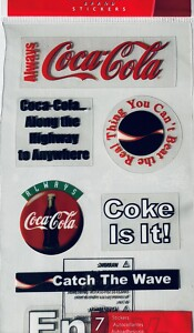 EK Success COCA-COLA Tagline Stickers