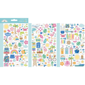 Doodlebug Design Summer Fun Mini Icon Stickers