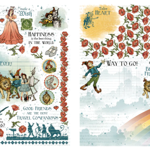 Graphic 45 Wonder of Oz Rub-On Transfers