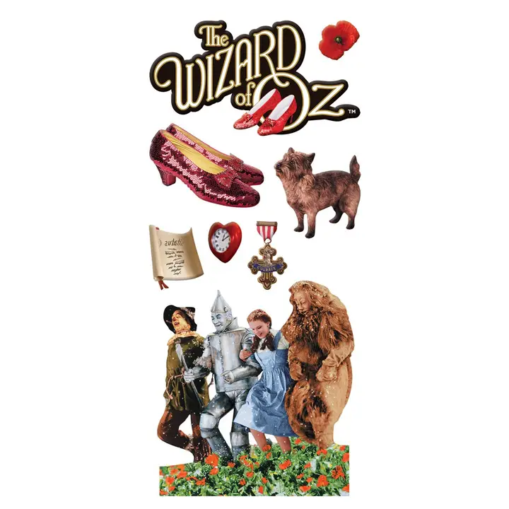 Wizard of Oz Puffy Stickers