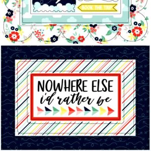 Echo Park - Away We Go 6" x 13" Chipboard Frames