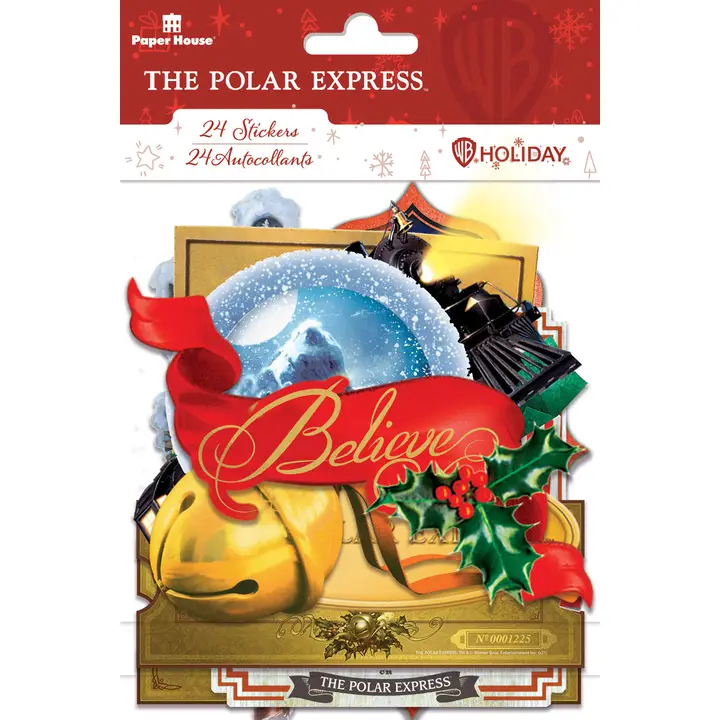 The Polar Express Die Cut Sticker Packs
