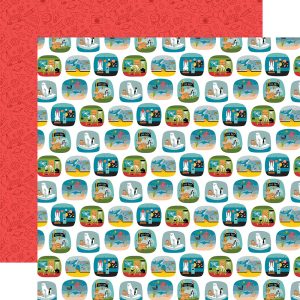 Echo Park - Field Trip Collection - 12 x 12 Double Sided - Adventure Shots