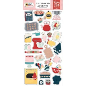 Echo Park - Mom's Kitchen Collection - Chipboard Embellishments - Accents