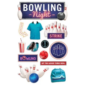 Paper House - Bowling Night - 3D Stickers