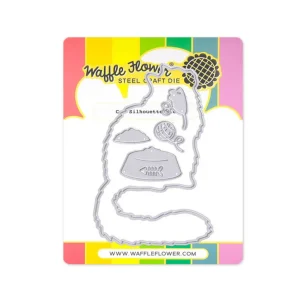 Waffle Flower - Cat Silhouette Dies