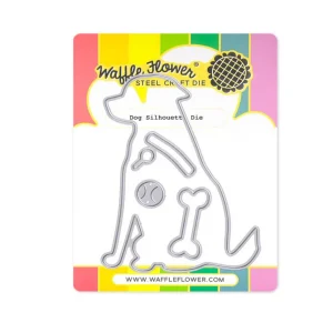 Waffle Flower - Dog Silhouette Dies