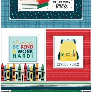 Echo Park - First Day of School 6" x 13" Chipboard Frames