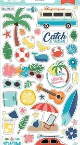 Echo Park Endless Summer 6" x 13" Chipboard