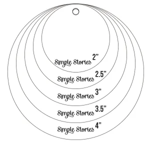 Simple Stories - Circle Photo Crops