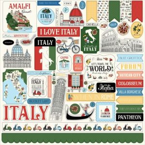 Carta Bella - Christmas In The City 12 x 12 Cardstock Stickers