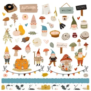 Fancy Pants - Enchanted Garden 12 x 12 Sticker Sheet