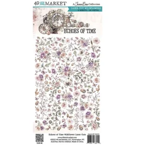 49 and Market - Echoes of Time Collection - Laser Cut Elements - Wildflowers