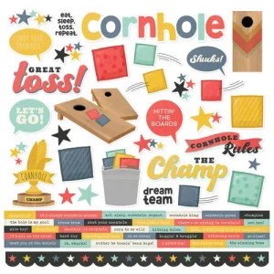 Simple Stories - Cornhold Collection - 12 x 12 Cardstock Stickers