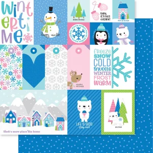 Bella Blvd - Snowflake Season 12 x 12 Double Sided Paper