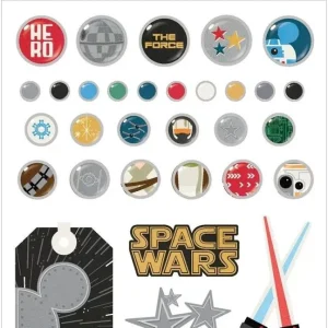 Simple Stories - Say Cheese Galaxy Decorative Brads