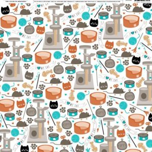 American Crafts - Kitties - 12 x 12 Single Sided Paper