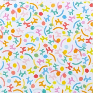 American Crafts - Balloon Animals - 12 x 12 Single Sided Paper