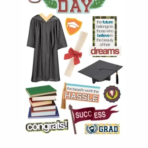 Paper House - Graduation Day - 3D Stickers