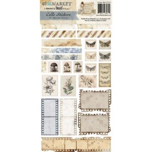 49 and Market - Cello Stickers - Faded Memory Lane