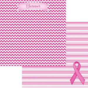 SSC Designs - Be Strong Collection - Survivor - 12 x 12 Double Sided Paper