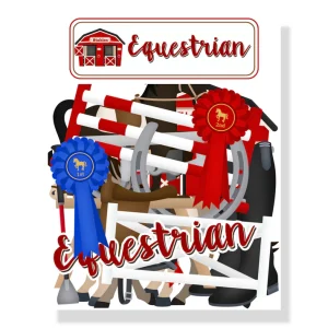 SSC Designs - Equestrian Collection - Laser Cut Ephemera