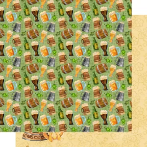 SSC Designs - Oktoberfest Collection - Beer Me - 12 x 12 Double Sided Paper