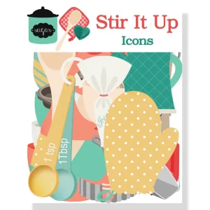 SSC Designs - Stir It Up Collection - Laser Cut Ephemera