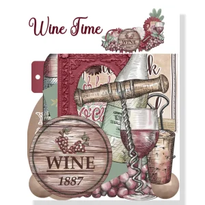 SSC Designs - Wine Time Collection - Laser Cut Ephemera