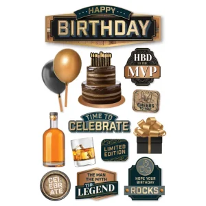Paper House - MVP Birthday - 3D Stickers