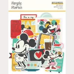 Simple Stories - Say Cheese - Happiest Place Ephemera Bits & Pieces