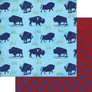 Fancy Pants - Freedom & Fireworks - 4th of July - 12 x 12 Double Sided Paper