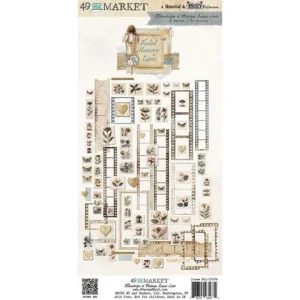 49 and Market - Faded Memory Lane - Laser Cut Outs / Filmstrips & Postage