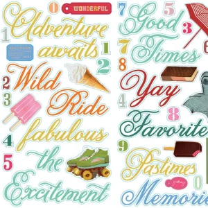 Fancy Pants - Beachside Boardwalk - Foam Stickers