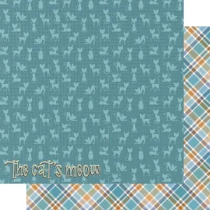 SSC Designs - Cat Lovers Collection - Cat's Meow - 12 x 12 Double Sided Paper