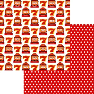 SSC Designs - Casino Collection - Lucky Sevens - 12 x 12 Double Sided Paper