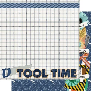 SSC Designs - Home Improvement - Tool Time - Doubled 12 x 12 Paper