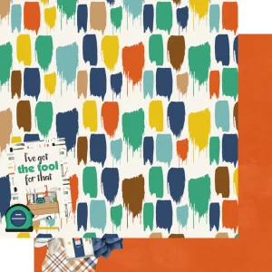 SSC Designs - Home Improvement - Construction Zone - 12 x 12 Double Sided Paper