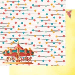SSC Designs - Fun At The Fair - Carousel Dreams - 12 x 12 Double Sided Paper