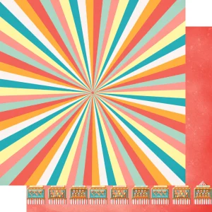 SSC Designs - Fun At The Fair Collection - Games & Giggles - 12 x 12 Double Sided Paper