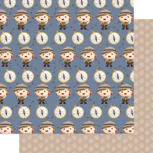 SSC Designs - Earning My Badges Collection - Navigating - 12 x 12 Double Sided Paper